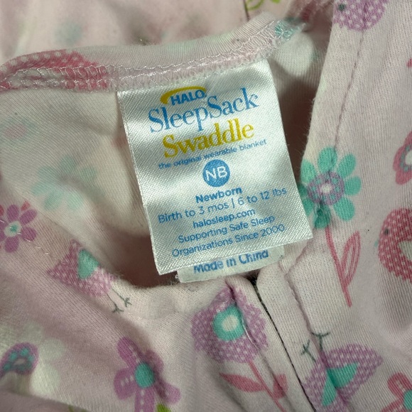 HALO Sleep Sack Swaddle For New Born, Cotton, flower and Bird - Picture 5 of 5
